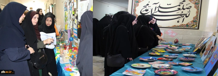 برگزاری نمایشگاه آثارهنری پایان ترم دانشجو معلمان پردیس شهید هاشمی نژاد مشهد