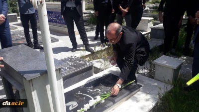 به مناسبت سالروز آزادسازی خرمشهر انجام گرفت:

عطرافشانی مزار شهدای والامقام دفاع مقدس و مدافعان حرم توسط مسؤلین و دانشجومعلمان دانشگاه فرهنگیان استان اردبیل