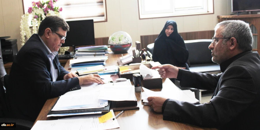 جلسه هماهنگی دبیر کارگروه اجرایی سند تحول بنیادین آموزش و پرورش با رییس دانشگاه فرهنگیان برگزار شد 2