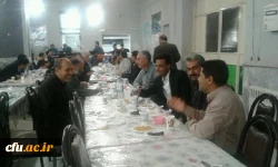 اعضای شورای مدیران دانشگاه فرهنگیان استان سیستان وبلوچستان افطارخود را همراه با دانشجویان پردیس شهید مطهری صرف نمودند.