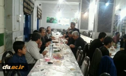اعضای شورای مدیران دانشگاه فرهنگیان استان سیستان وبلوچستان افطارخود را همراه با دانشجویان پردیس شهید مطهری صرف نمودند.