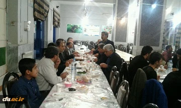 اعضای شورای مدیران دانشگاه فرهنگیان استان سیستان وبلوچستان افطارخود را همراه با دانشجویان پردیس شهید مطهری صرف نمودند.
