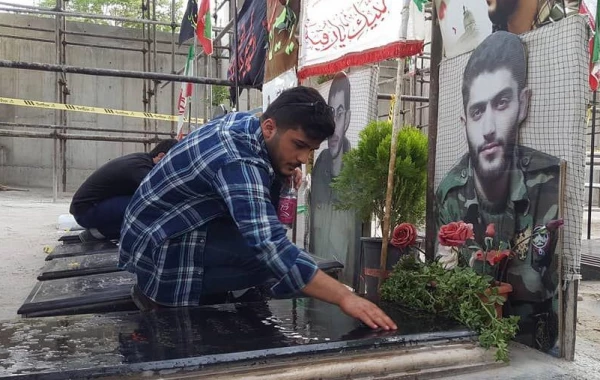 حضور دانشجومعلمان دانشگاه فرهنگیان آذربایجان شرقی در مزار شهدا