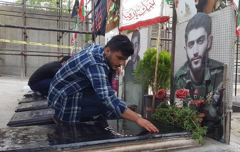 حضور دانشجومعلمان دانشگاه فرهنگیان آذربایجان شرقی در مزار شهدا