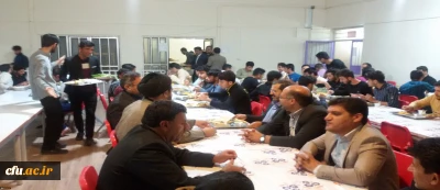 اعضای شورای مدیران دانشگاه فرهنگیان استان افطارخود را همراه با دانشجویان پردیس شهید ایزدپناه صرف نمودند.