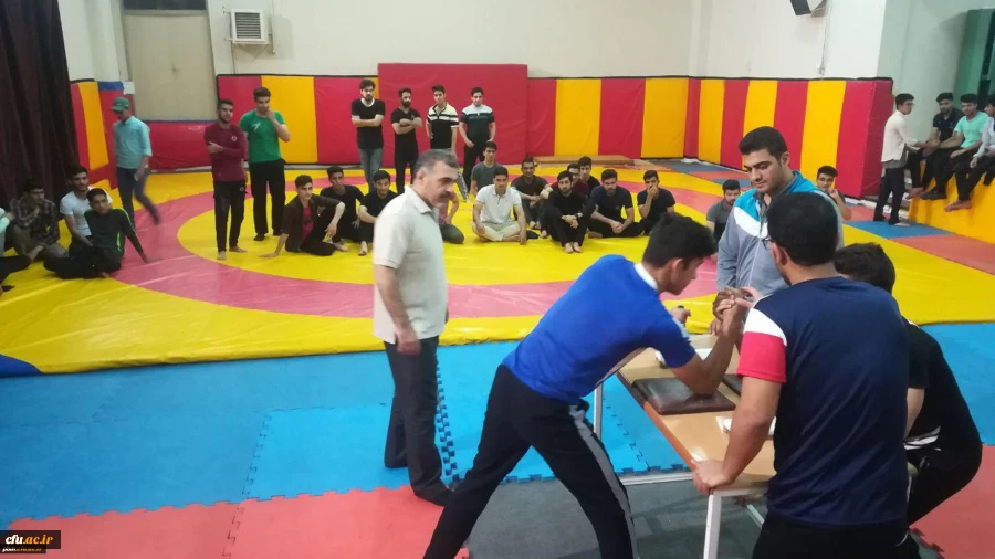 برگزاری مسابقه مچ اندازی در میان دانشجومعلمان پردیس شهید بهشتی خراسان رضوی