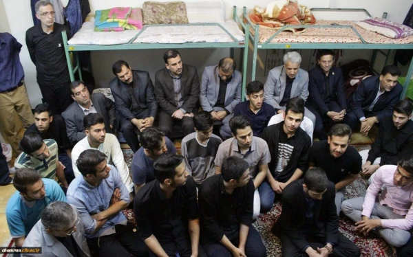 دیدار صمیمی  قائم مقام وزیر آموزش و پرورش، رییس و  اعضای هیات رئیسه دانشگاه فرهنگیان با دانشجو معلمان پردیس شهید چمران 7