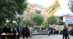 حضور اساتید، کارکنان و دانشجومعلمان دانشگاه فرهنگیان اردبیل در راهپیمایی روز جهانی قدس 3