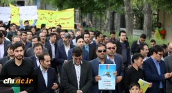 حضور اساتید، کارکنان و دانشجومعلمان دانشگاه فرهنگیان اردبیل در راهپیمایی روز جهانی قدس 5