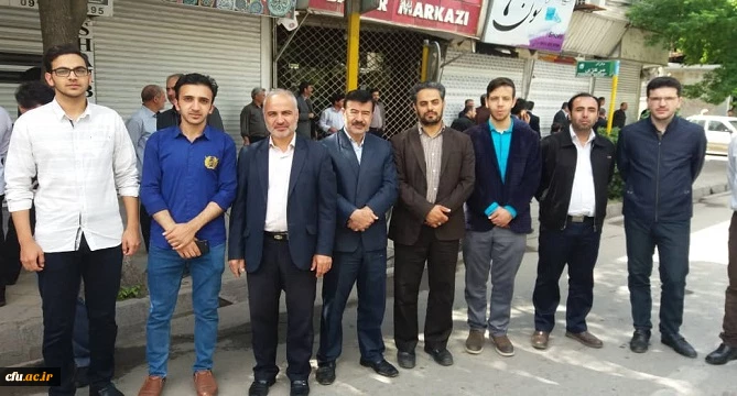 حضور اساتید، کارکنان و دانشجومعلمان دانشگاه فرهنگیان اردبیل در راهپیمایی روز جهانی قدس 6
