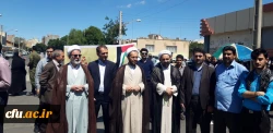 شرکت اساتید،دانشجویان وکارکنان دانشگاه فرهنگیان استان قزوین درراهپیمایی باشکوه روزجهانی قدس 2