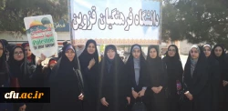 شرکت اساتید،دانشجویان وکارکنان دانشگاه فرهنگیان استان قزوین درراهپیمایی باشکوه روزجهانی قدس 3