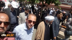 حضور پرسنل و دانشجویان دانشگاه فرهنگیان فارس در راهپیمایی روز جهانی قدس 6