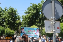 حضور دانشگاهیان انقلابی دانشگاه فرهنگیان استان لرستان در راهپیمایی روز جهانی قدس