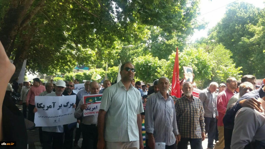 خلق حماسه ای دیگر توسط دانشگاهیان دانشگاه فرهنگیان مازندران در روز قدس