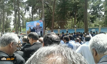 حضور اساتید، کارکنان و دانشجومعلمان دانشگاه فرهنگیان سیستان وبلوچستان در راهپیمایی روز جهانی قدس