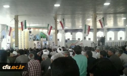 حضور اساتید، کارکنان و دانشجومعلمان دانشگاه فرهنگیان سیستان وبلوچستان در راهپیمایی روز جهانی قدس