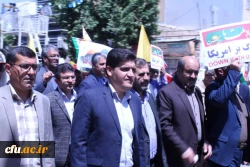 حضور دانشگاه فرهنگیان استان کهگیلویه و بویراحمد در راهپیمایی روز جهانی قدس 3