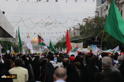 همزمان با سراسر کشور برگزار شد؛
حضور پر شور دانشگاهیان دانشگاه فرهنگیان خراسان رضوی در راهپیمایی روز جهانی قدس