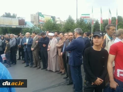 همزمان با سراسر کشور برگزار شد؛
حضور پر شور دانشگاهیان دانشگاه فرهنگیان خراسان رضوی در راهپیمایی روز جهانی قدس 6