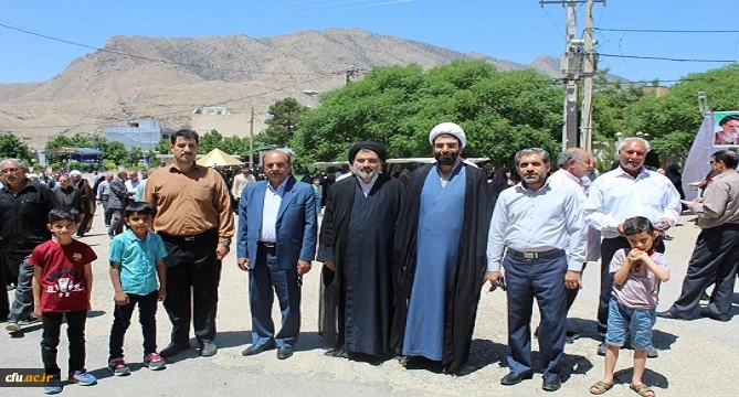 حضور دانشگاهیان انقلابی دانشگاه فرهنگیان استان لرستان در راهپیمایی روز جهانی قدس