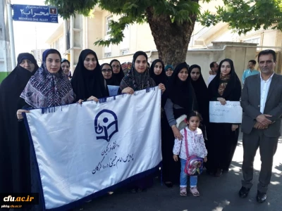 حضور حماسی و با شکوه دانشجو معلمان ،اساتید  و کارکنان دانشگاه فرهنگیان استان گلستان در راهپیمایی روز جهانی قدس