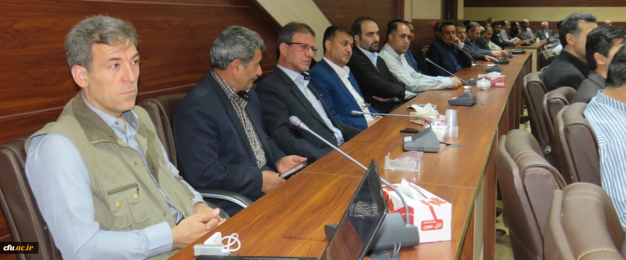 مراسم تکریم و معارفه مسئول سابق و جدید حراست دانشگاه فرهنگیان آذربایجان شرقی