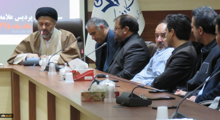 مراسم تکریم و معارفه مسئول سابق و جدید حراست دانشگاه فرهنگیان آذربایجان شرقی