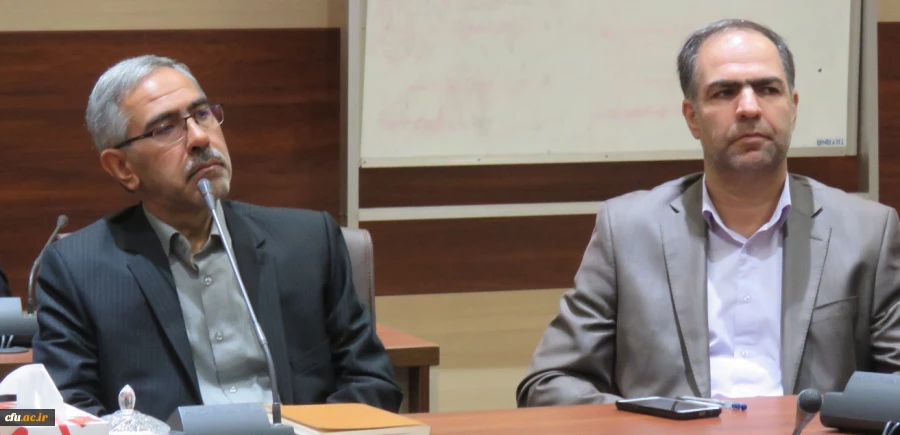 مراسم تکریم و معارفه مسئول سابق و جدید حراست دانشگاه فرهنگیان آذربایجان شرقی