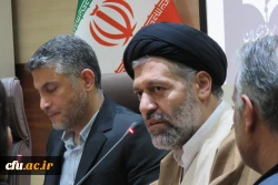 مراسم تکریم و معارفه مسئول سابق و جدید حراست دانشگاه فرهنگیان آذربایجان شرقی