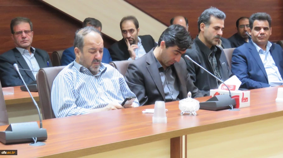 مراسم تکریم و معارفه مسئول سابق و جدید حراست دانشگاه فرهنگیان آذربایجان شرقی