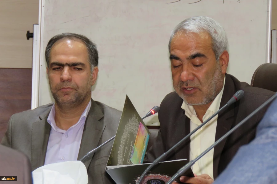 مراسم تکریم و معارفه مسئول سابق و جدید حراست دانشگاه فرهنگیان آذربایجان شرقی