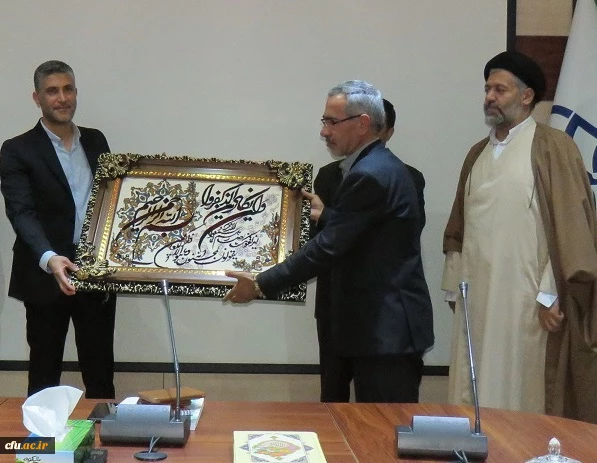 مراسم تکریم و معارفه مسئول سابق و جدید حراست دانشگاه فرهنگیان آذربایجان شرقی