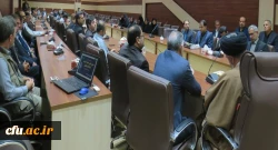 مراسم تکریم و معارفه مسئول سابق و جدید حراست دانشگاه فرهنگیان آذربایجان شرقی