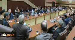 مراسم تکریم و معارفه مسئول سابق و جدید حراست دانشگاه فرهنگیان آذربایجان شرقی