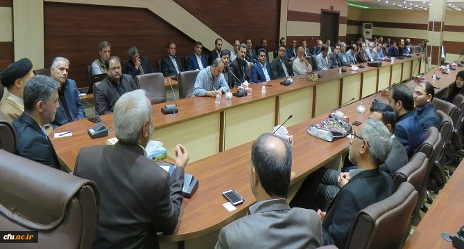 مراسم تکریم و معارفه مسئول سابق و جدید حراست دانشگاه فرهنگیان آذربایجان شرقی