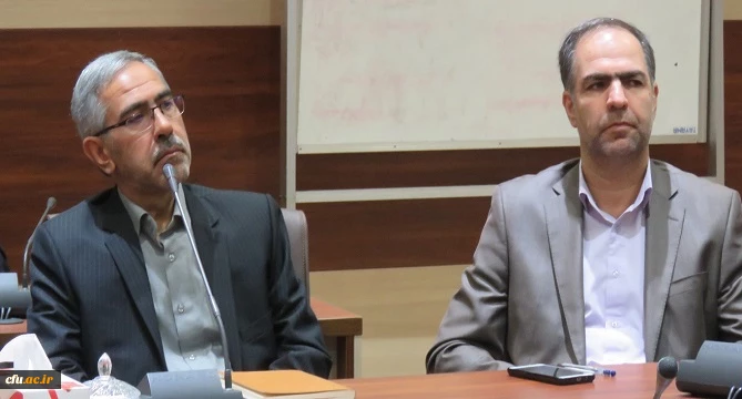 مراسم تکریم و معارفه مسئول سابق و جدید حراست دانشگاه فرهنگیان آذربایجان شرقی