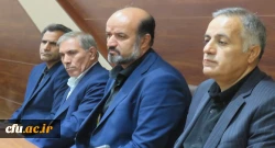 مراسم تکریم و معارفه مسئول سابق و جدید حراست دانشگاه فرهنگیان آذربایجان شرقی