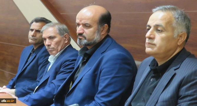 مراسم تکریم و معارفه مسئول سابق و جدید حراست دانشگاه فرهنگیان آذربایجان شرقی