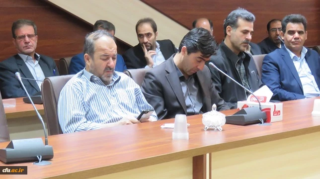 مراسم تکریم و معارفه مسئول سابق و جدید حراست دانشگاه فرهنگیان آذربایجان شرقی