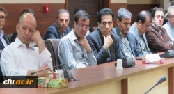 مراسم تکریم و معارفه مسئول سابق و جدید حراست دانشگاه فرهنگیان آذربایجان شرقی