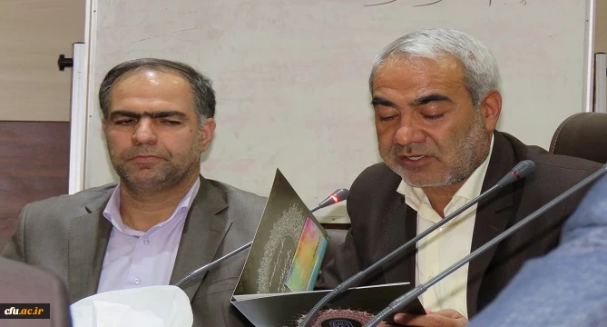 مراسم تکریم و معارفه مسئول سابق و جدید حراست دانشگاه فرهنگیان آذربایجان شرقی