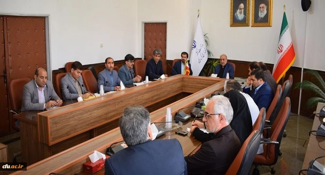 برگزاری دومین جلسه رفع موانع و مشکلات دانشگاه فرهنگیان کرمانشاه با معاون سیاسی امنیتی استانداری  2