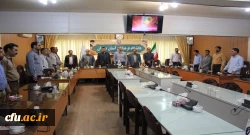 آیین تکریم و معارفه ی عامل مالی دانشگاه فرهنگیان همدان برگزار شد