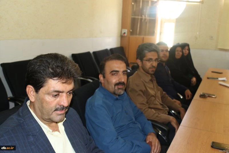 جلسه معارفه معاون آموزشی، فرهنگی و پژوهشی پردیس شهیدان پاک نژاد دانشگاه فرهنگیان یزد
 5