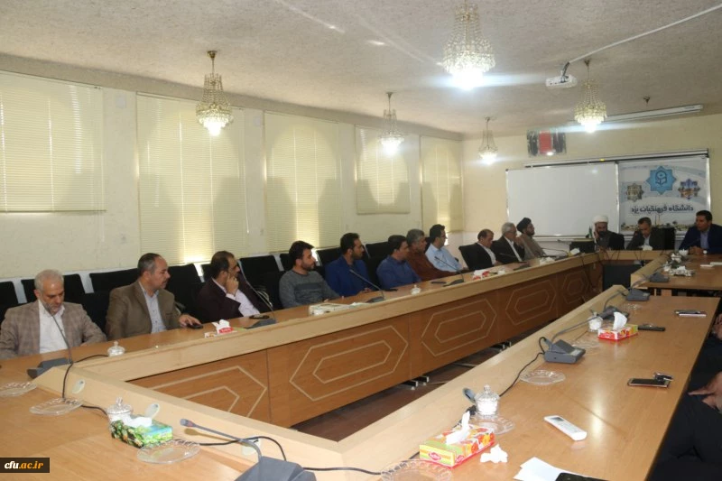 جلسه معارفه معاون آموزشی، فرهنگی و پژوهشی پردیس شهیدان پاک نژاد دانشگاه فرهنگیان یزد
 8