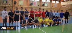 برگزاری مسابقه فوتسال بین اساتید و کارکنان دانشگاه فرهنگیان کرمانشاه 2