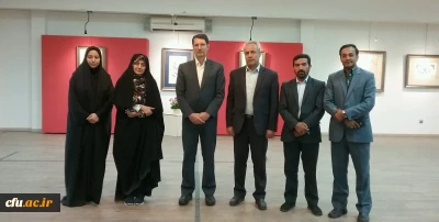 افتتاح نمایشگاه خوشنویسی عضو هیات علمی دانشگاه فرهنگیان خراسان رضوی با عنوان 'یک میم