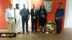 افتتاح نمایشگاه خوشنویسی عضو هیات علمی دانشگاه فرهنگیان خراسان رضوی با عنوان یک میم 2