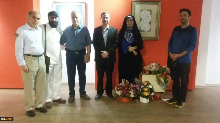 افتتاح نمایشگاه خوشنویسی عضو هیات علمی دانشگاه فرهنگیان خراسان رضوی با عنوان یک میم 2